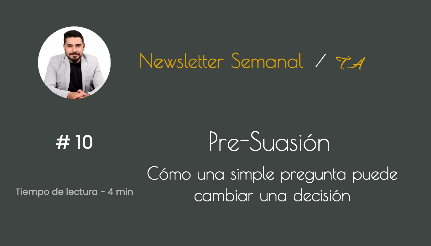 #10 El poder de la Pre-Suasion